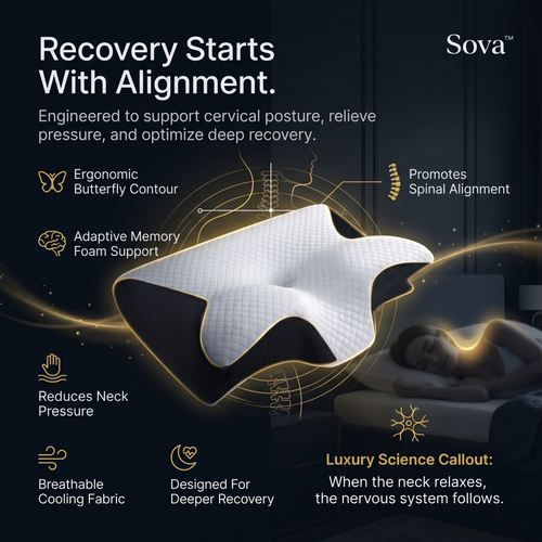 Sova™ Cervical Memory Foam Pillow