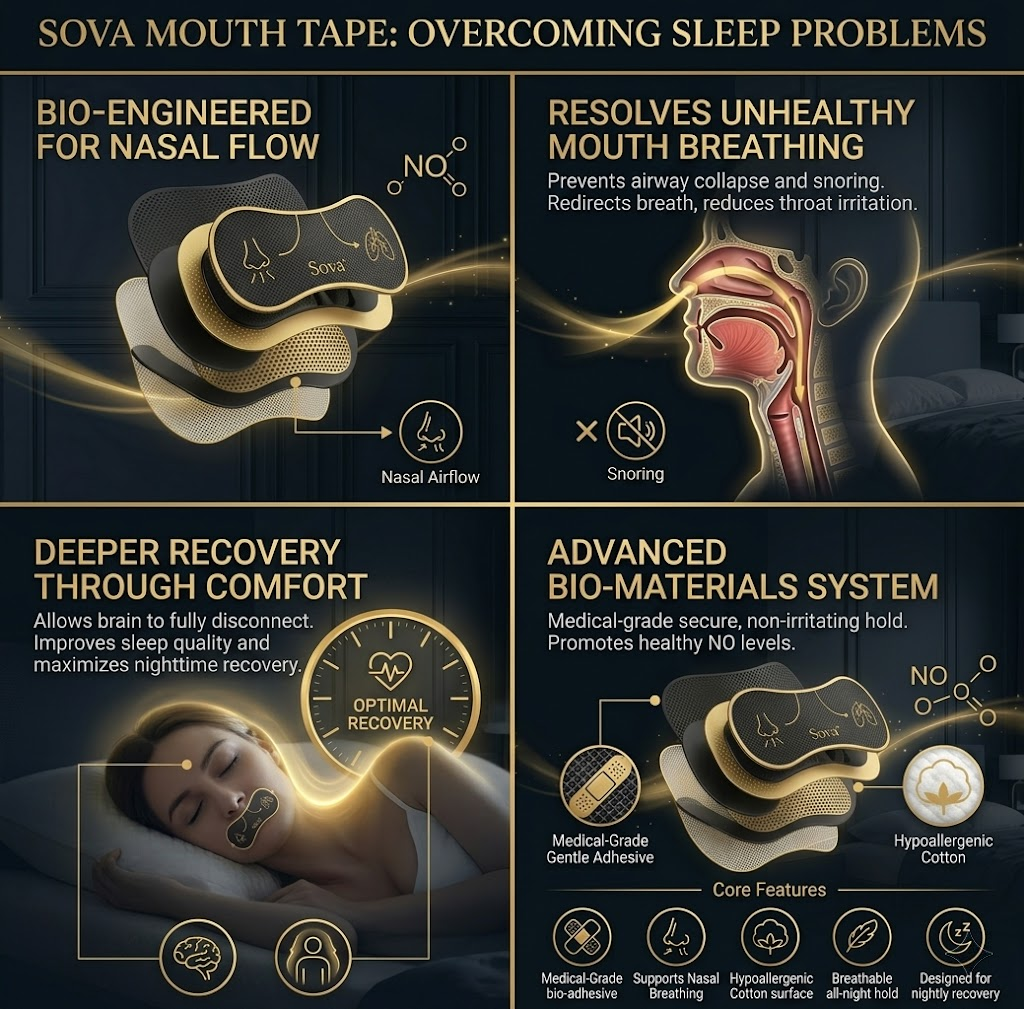 Sova™ Bio-Adhesive Mouth Tape
